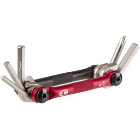 Crankbrothers Crank Brothers M5 Multi Tool -  Black & Red