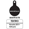 Ultracycle - Disc Brake Pads - Semi-Metallic - For Tektro Novella 2011+, I0X, Lyra