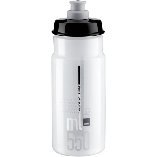 Elite SRL Elite - SRL Jet - Water Bottle - Clear/Grey - 550ml