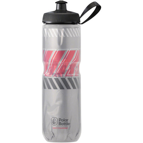 Polar Bottles - Sport Cap - Insulated - Water Bottle - Tempo/Racing Red - 24oz