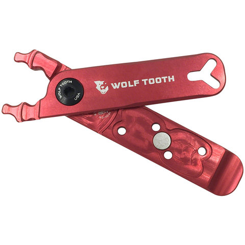 Wolf Tooth - Pack Pliers Multi-Tool - Red/Black Bolt