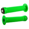 ODI BMX Attack Longneck open end BMX bicycle grips with bar ends 143mm GREEN