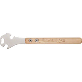Lezyne Lezyne - Classic Pedal Rod - Pedal Wrench & Bottle Opener - 14.2inches - w/ Wood Handle