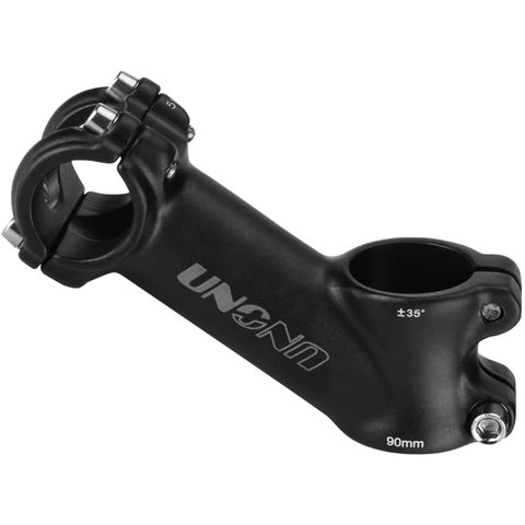 Kalloy Uno Upshot Stem, (31.8mm bars) 35d rise x 90mm reach BLACK