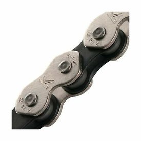  KMC KMC K1 Wide (formerly K710 Kool) BMX Bicycle Chain 1/2" X 1/8" 112L NICKEL BLACK