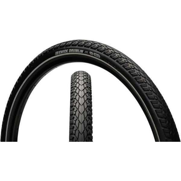 Kenda Kenda - Kwick Drumlin - Tire - 700c x 45c - Wire Bead - Black/Reflective