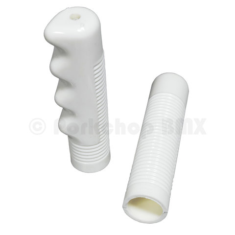 Hunt Wilde Flexon FG bicycle grips for 7/8" bars - WHITE (PAIR)