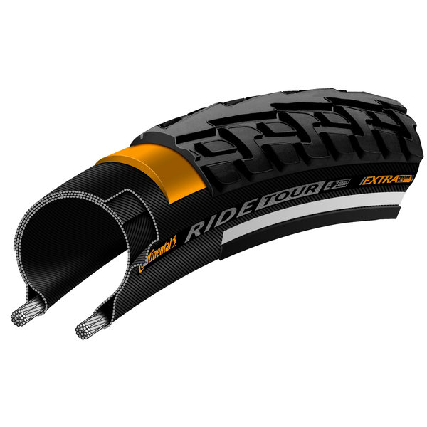 Continental Continental - Ride Tour - Tire - 16 x 1.75 - Wire Bead - Black