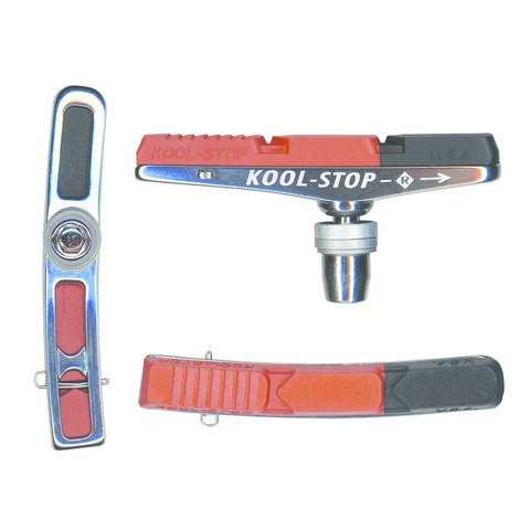 Kool-Stop - V-Brake Type 2 Holder - Brake Pads - Threaded - Dual Compound