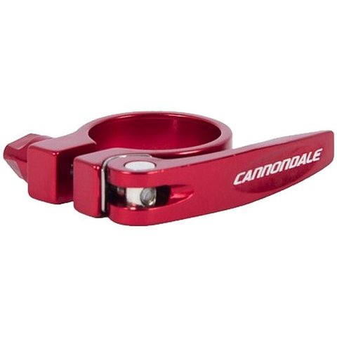 Cannondale - Seatpost Clamp - 34.9mm - Quick Release - Red