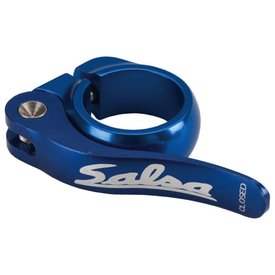  Salsa - Flip-Lock - Seatpost Clamp - 36.4mm - Quick Release - Blue