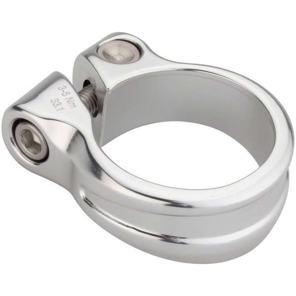 All-City All-City - Shot Collar - Seatpost Clamp - 30.0mm - Bolt On - Silver