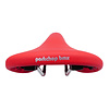 Porkchop BMX VL-1356 railed bicycle seat saddle - VINYL - RED