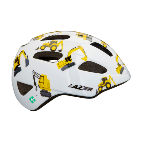 LAZER PNUT KINETICORE BABY/TODDLER BICYCLE HELMET - DIGGERS