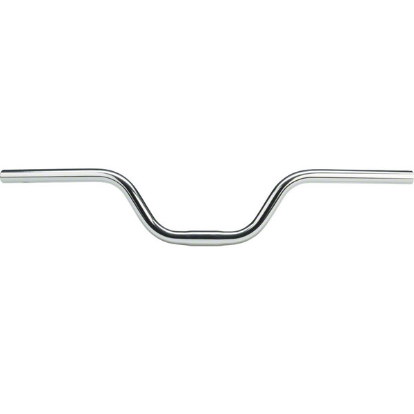 Dimension Dimension - High-Rise - Handlebar - 25.4mm Clamp - 660mm Width - 100mm Rise - Aluminum - Silver