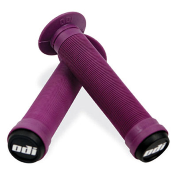 ODI ODI BMX Attack Longneck open end BMX bicycle grips with bar ends 143mm PURPLE