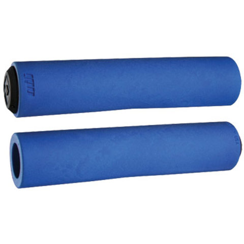 ODI F-1 Float foam BMX or MTB bicycle flangeless grips - BLUE