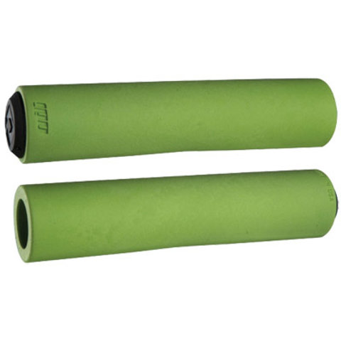 ODI F-1 Float foam BMX or MTB bicycle flangeless grips - GREEN