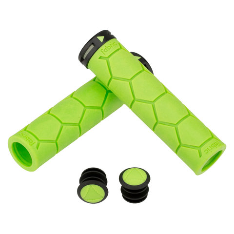 Fabric - Lock-On Silicone Grips - Green