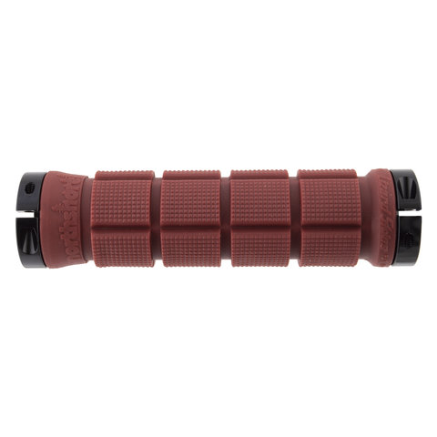 Lizard Skins - Northshore - Grips - Dual Clamp Lock-On - Deep Red