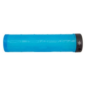 Supacaz Supacaz - Grizips - Grips - Single Clamp Lock-On - Neon Blue Clear