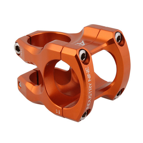 Industry Nine - A318 - Stem - 31.8mm Bar - 30mm Length - 8 Degree - Aluminum - Orange