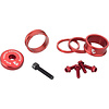 Wolf Tooth - Bling Kit - Headset Spacer Kit - 3, 5, 10, 15mm - Red