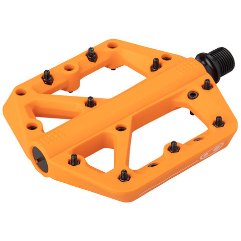 Crank Brothers - Stamp 1 - Pedals - Platform - Composite - 9/16" - Orange - Small