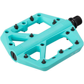 Crank Brothers Crank Brothers - Stamp 1 - Pedals - Platform - Composite - 9/16" - Turquoise - Small