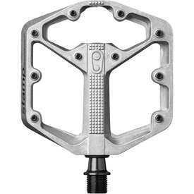 Crankbrothers Crank Brothers - Stamp 2 - Pedals - Platform - Aluminum - 9/16" - Raw Silver - Small