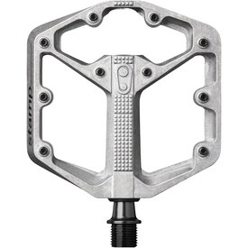 Crankbrothers Crankbrothers - Stamp 2 - Pedals - Platform - Aluminum - 9/16" - Raw Silver - Small