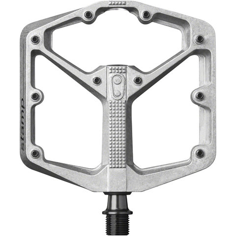Crankbrothers - Stamp 2 - Pedals - Platform - Aluminum - 9/16" - Raw Silver - Large