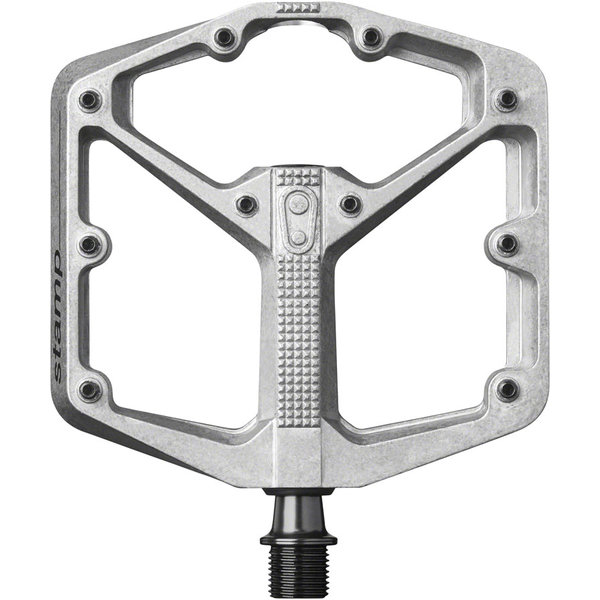 Crankbrothers Crank Brothers - Stamp 2 - Pedals - Platform - Aluminum - 9/16" - Raw Silver - Large