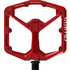 Crank Brothers - Stamp 7 - Pedals - Platform - Aluminum - 9/16" - Red - Large