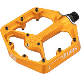 Crankbrothers Crankbrothers - Stamp 7 - Pedals - Platform - Aluminum - 9/16" - Orange - Small