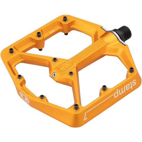 Crankbrothers - Stamp 7 - Pedals - Platform - Aluminum - 9/16" - Orange - Large