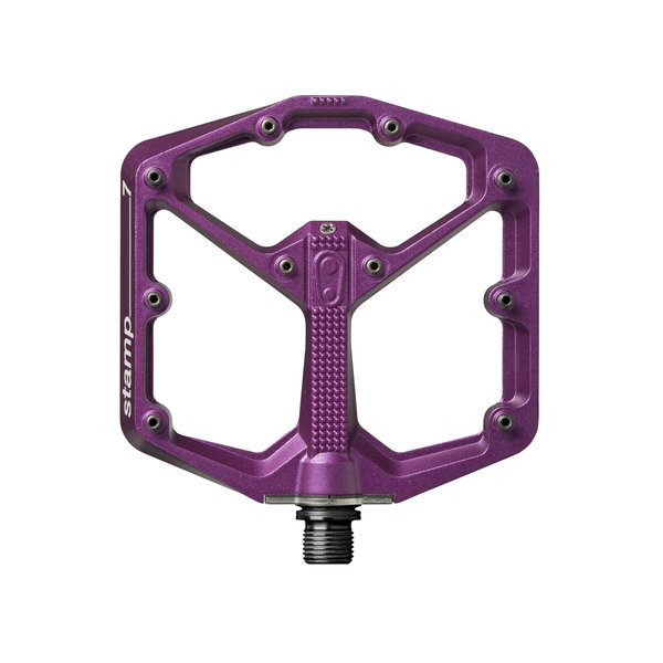 Crankbrothers Crank Brothers - Stamp 7 - Pedals - Platform - Aluminum - 9/16" - Purple - Large