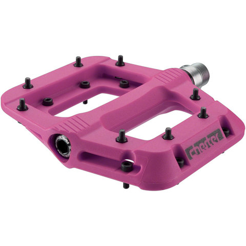 Race Face - Chester - Pedals - Platform - Composite - 9/16" - Pink - Replaceable Pins