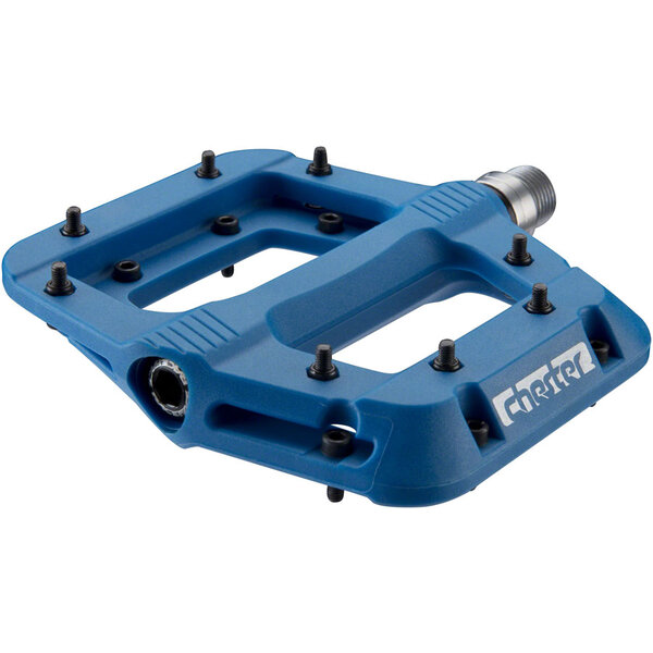  Race Face - Chester - Pedals - Platform - Composite - 9/16" - Blue - Replaceable Pins