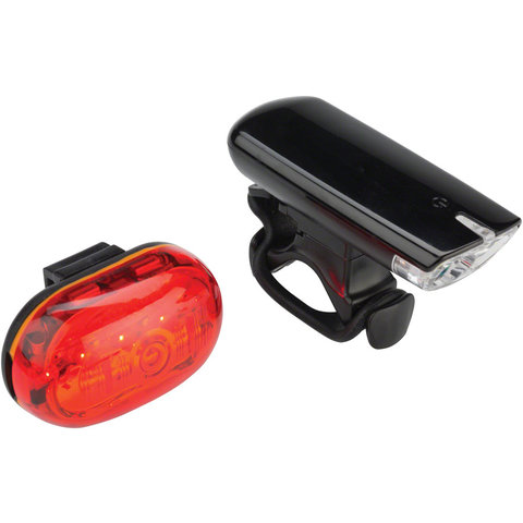 MSW - WhiteBat & RedBat - Headlight and Taillight - Black