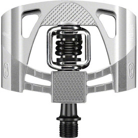 Crankbrothers Crankbrothers - Mallet 2 - Pedals - Dual Sided Clipless with Platform - Aluminum - 9/16" - Raw/Silver/Black