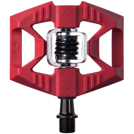 Crankbrothers Crank Brothers - Double Shot 1 - Pedals - Dual Sided Clipless with Platform - Composite - 9/16" - Red