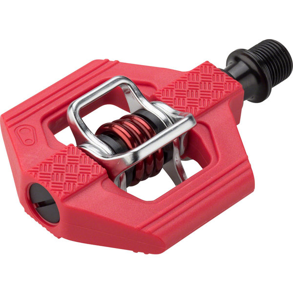 Crankbrothers Crank Brothers - Candy 1 - Pedals - Dual Sided Clipless with Platform - Composite - 9/16" - Red