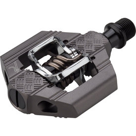 Crankbrothers Crankbrothers - Candy 2 - Pedals - Dual Sided Clipless - Aluminum - 9/16" - Gray