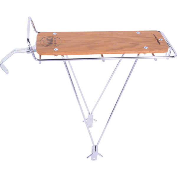 WALD PRODUCTS Wald - 215 Rear Rack - with Wood Slat - Silver