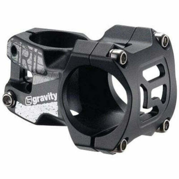 FSA FSA GRID STEM, GRAVITY STEM 35mm clamping X 6 degrees X 35mm reach, AL-6061, S.B. BLACK