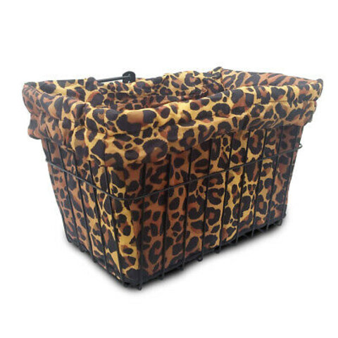 Cruiser Candy - Reversible Bike Basket Liner - Leopard