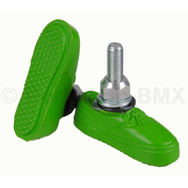 Kool Stop KOOL STOP Vans shoe bicycle BMX THREADED brake pads LIME GREEN