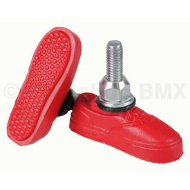 Kool Stop KOOL STOP Vans shoe bicycle BMX THREADED brake pads RED