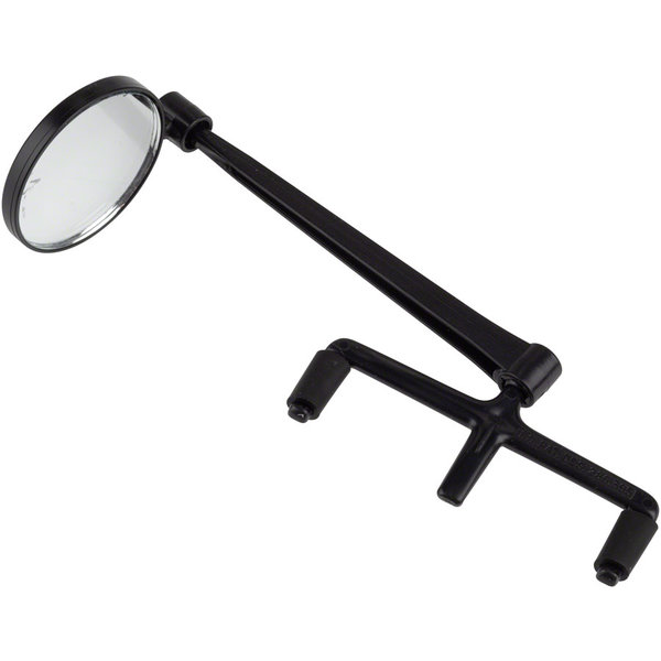 Third Eye Third Eye - Eyeglass Mirror - Rubber-Tip 3-Prong Arm - Black